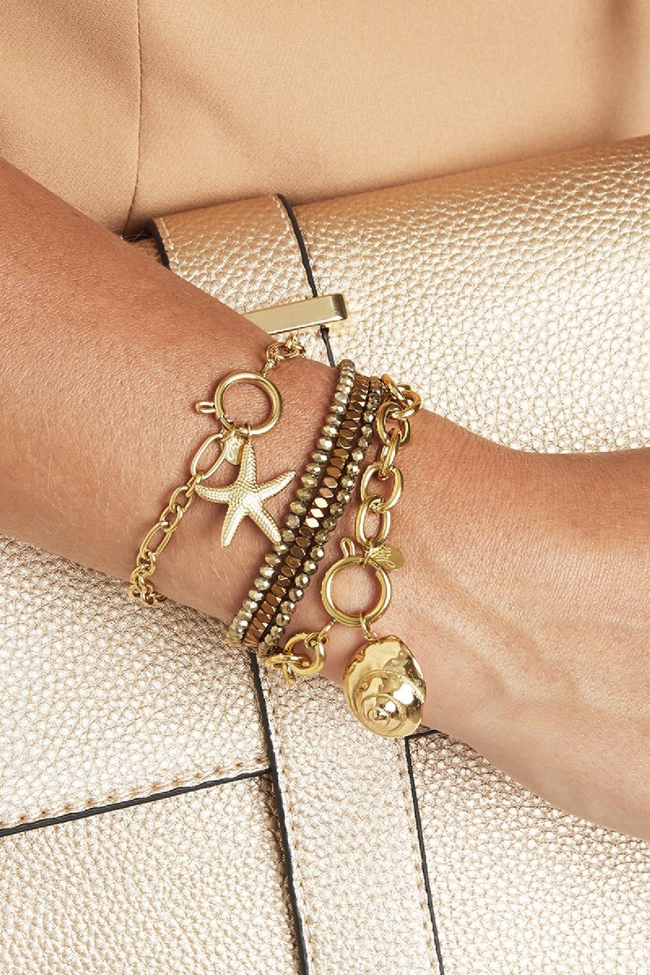 bracelet starfish couleur or Image2